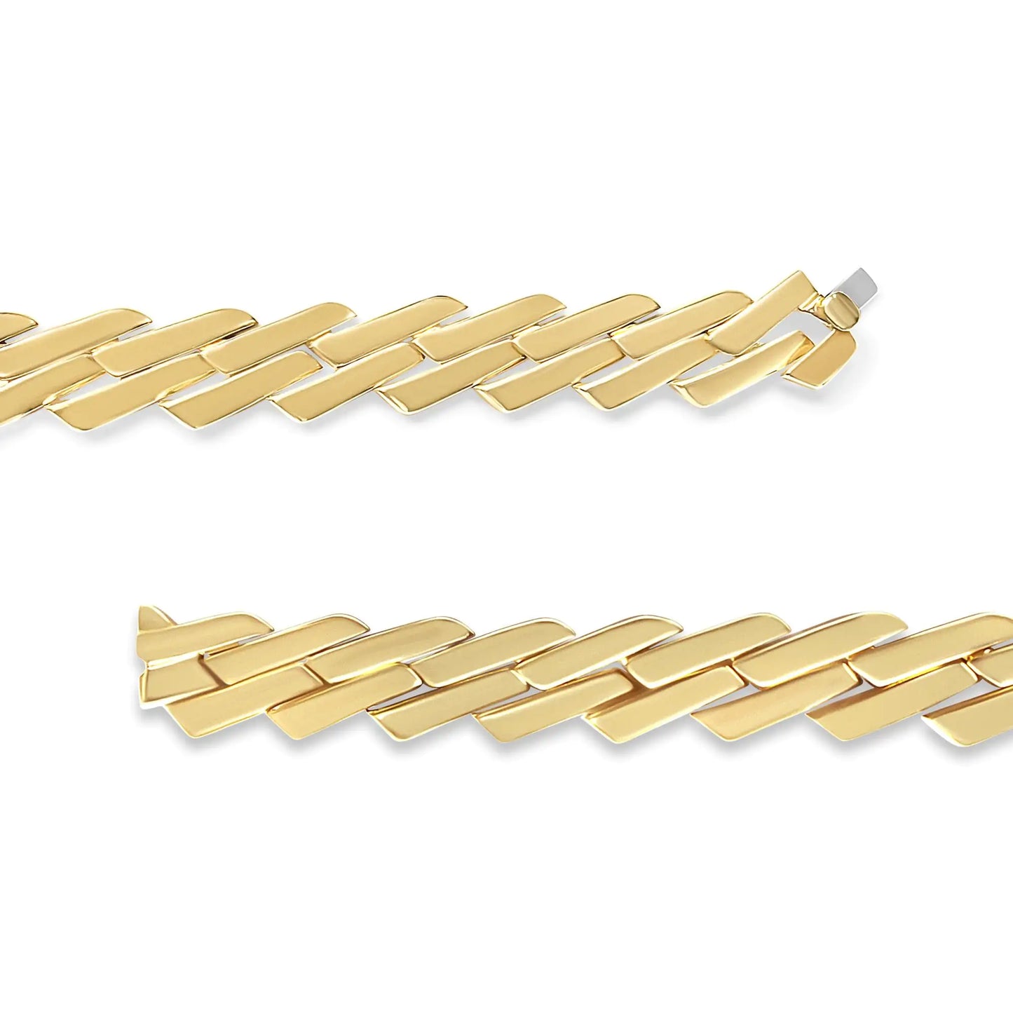 14k Yellow Gold 2 3/4 Cttw Pave Diamond Miami Cuban Curb Link Chain 16" Necklace (H-I Color, SI1-SI2 Clarity)