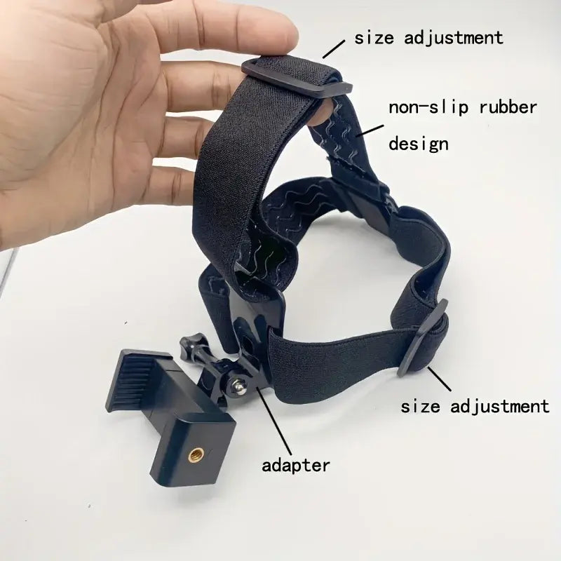 Adjustable Head Mounted Mobile Phone