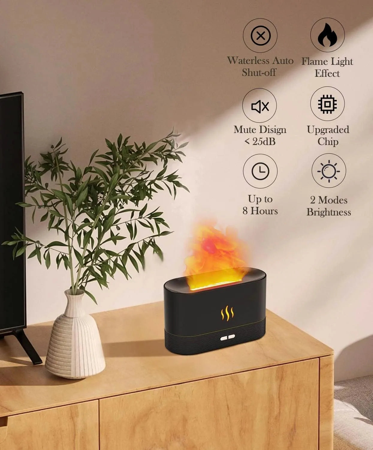 Flame Air Diffuser Humidifier