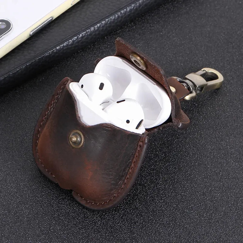 Wireless Earphone Cover With Key Chain Hook